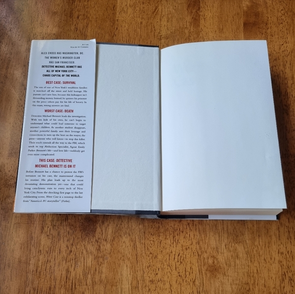 🌟3/$30 Sale!Mix & Match🌟James Patterson Worst Case Hardcover Book - Picture 3 of 5